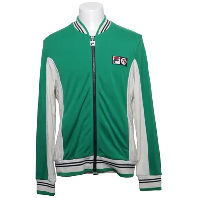 Trainingsjacke (Grün, Weiß) von White Line Fila Acryl, Wolle