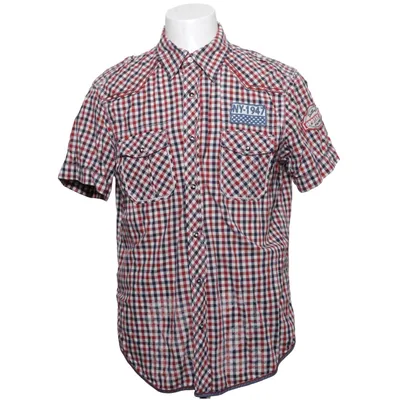 Kortärmad skjorta (Röd, Blå, Vit) från Arizona Jean Co Bomull