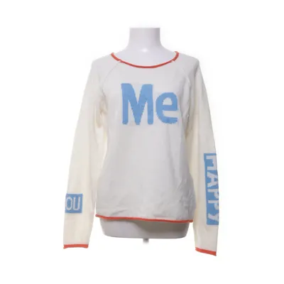 Sweater (White, Multicolored) from Me369 Cashmere, Nylon, Wool