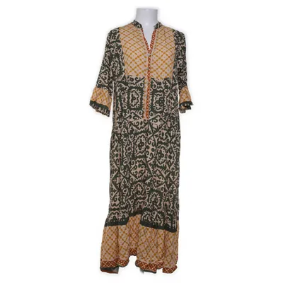 Långklänning (Grön, Beige, Flerfärgad) från New Style Viskos