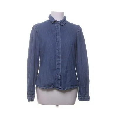 Denim blouse (Blauw) van Vero Moda Denim Katoen