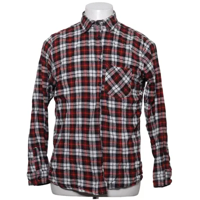 Chemise en flanelle (Rouge, Blanc, Noir) de Bluewear Coton