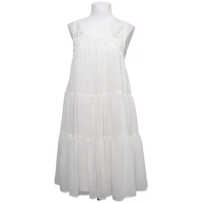 Klänning (Vit) från H&M Conscious Collection Återvunnen polyester