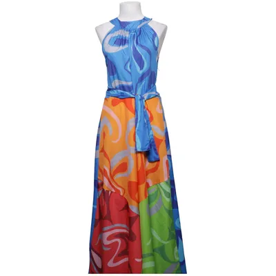 Maxi jurk (Meerkleurig) van Wangezu Katoen, Polyester