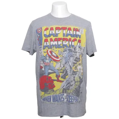 T-shirt (Gray, Multicolored) from Marvel Comics Cotton, Polyester