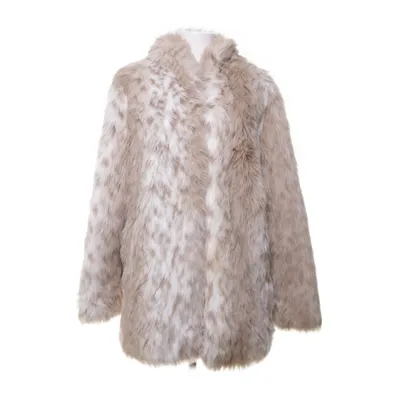 Winter jacket (Beige, White) from One Teaspoon Cotton