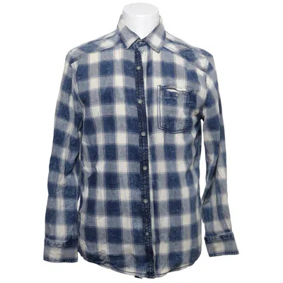 Flannel shirt (Blue, White) from Tom Tompson Cotton