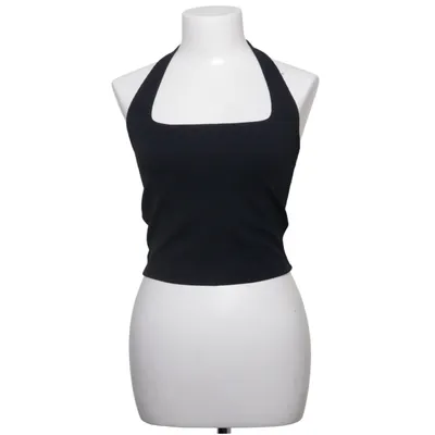 Halternecktopp (Svart) från Abercrombie & Fitch Elastan, Polyamid