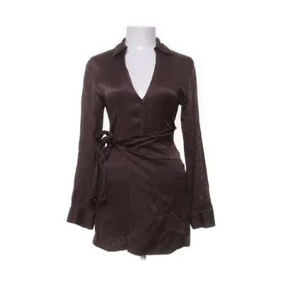 Blousejurk (Bruin) van Zara Elastaan, Viscose