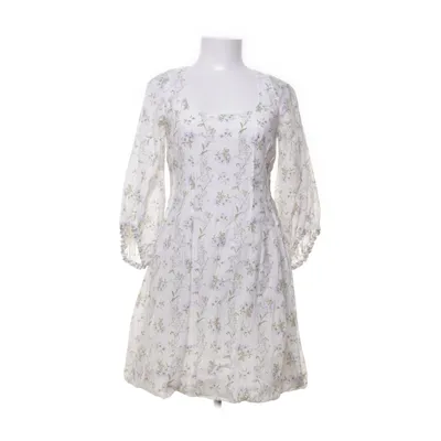 Jurk (Wit, Meerkleurig) van H&M x Brock Collection Katoen, Lyocell, Polyester