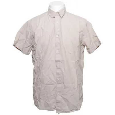 Short sleeve shirt (Beige) from Selected Homme Linen, Organic cotton