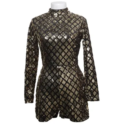 Jumpsuit (Zwart, Goud) van Parisian Polyester