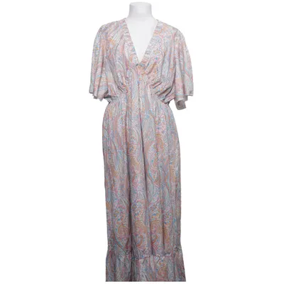 Maxikleid (Weiß, Mehrfarbig) Polyester