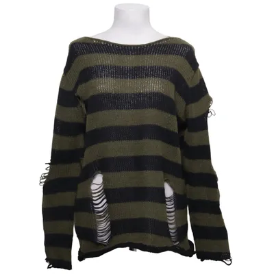 Sweater (Sort, Grøn) fra Romwe Akryl