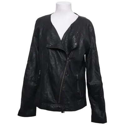 Bikerjacka (Elin Leather Jacket) från Second Female Bomull, Skinn, Polyester