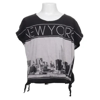 T-shirt (Black, Gray) from Kids by Lindex Cotton, Modal