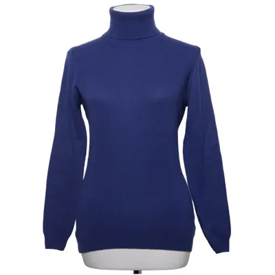 Turtleneck (Blue) from Pull Love Cashmere