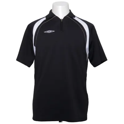 Pikétröja (Svart, Vit) från Umbro Polyester