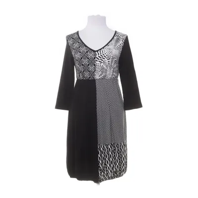 Kjole (Sort, Hvid) fra Mongul Elastan, Viscose
