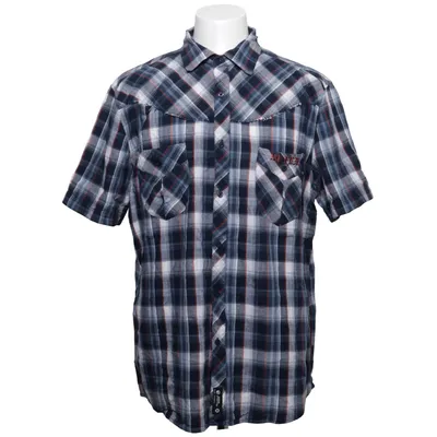 Korte mouwen shirt (Blauw, Wit, Rood) van No Fear Katoen