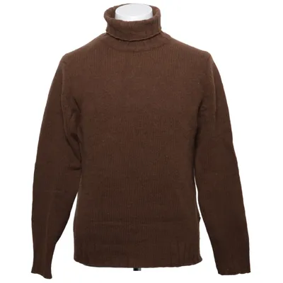 Turtleneck (Brown) from Maerz Muenchen Merino wool