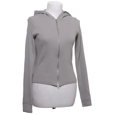 Hoodie (Cut Tight Zip Hoodie) from Weekday Cotton, Elastane
