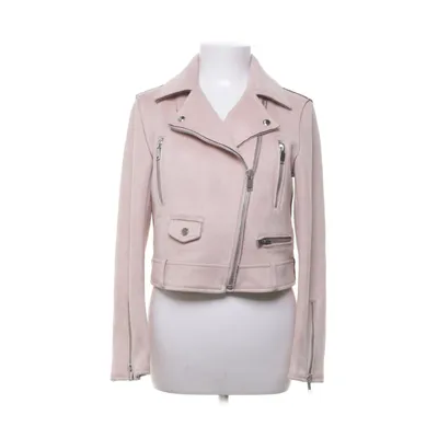 Bikerjacka (Rosa) från Zara Basic Outerwear Elastan, Polyester