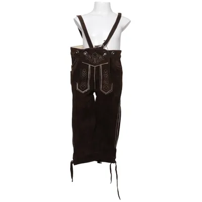 Pantalon en cuir traditionnel (Marron) de Birkhahn Mode Cuir