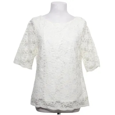 Top (White, Yellow) from Helene Berman London Cotton, Polyamide, Polyester