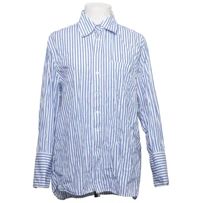 Shirt (Blue, White) from Gina Tricot Cotton