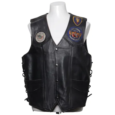 Bikerväst (Svart) från Ashy London Polyester