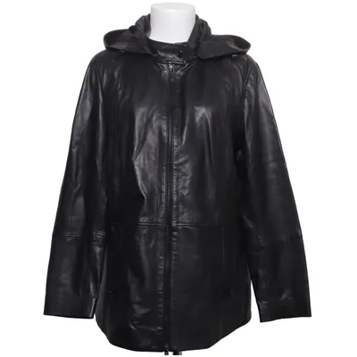 Läderjacka (Svart) från Kara Skinn, Polyester
