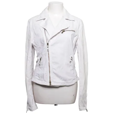 Veste de motard (Blanc) de Armani Jeans Coton, Élasthane, Lyocell