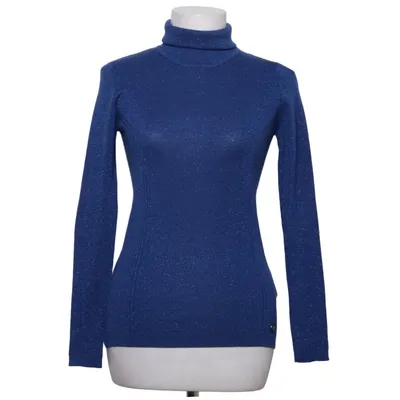 Turtleneck (Blue) from Cerruti Acrylic, Metallic fiber, Wool