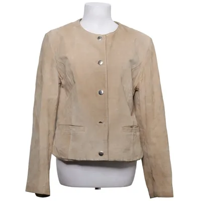 Leather jacket (Beige) from Cappuccini Leather
