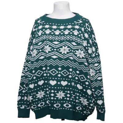 Sweater (Grøn, Hvid) fra Monki Bomuld