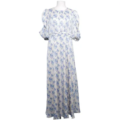 Maxi jurk (Wit, Blauw) van Neo Noir Polyester