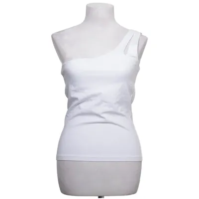 Tank Top (White) from Moda International Cotton, Elastane