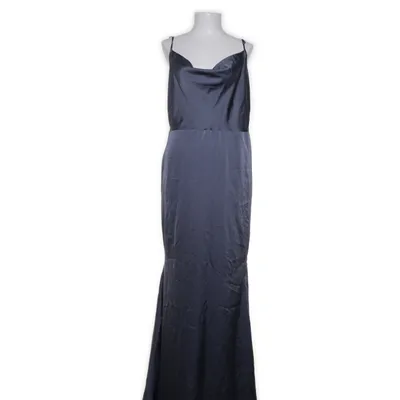 Maxi dress (Gray) from Missguided Petite Elastane, Polyester