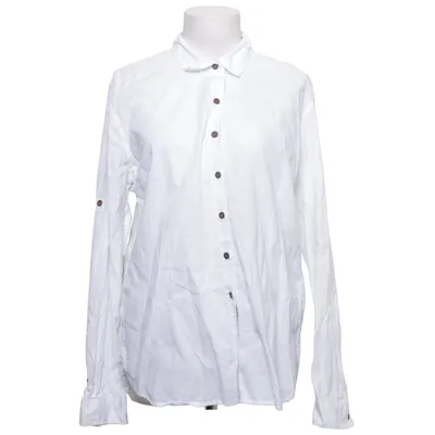 Shirt (White) from Kariban Cotton, Linen