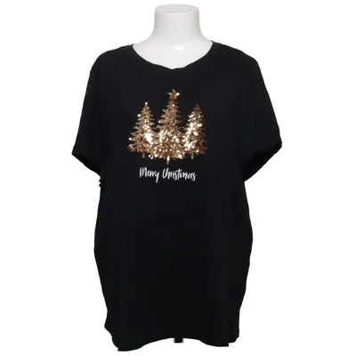 T-shirt (Black, Gold) from ONLY Carmakoma Organic cotton