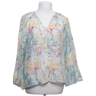 Blouse (Blanc, Multicolore) de Lara Viscose
