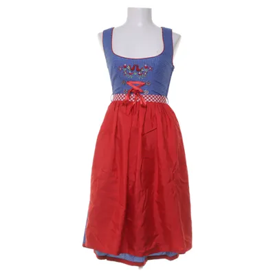 Dirndl (Red, Blue) from Melega Cotton