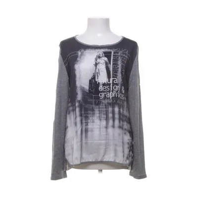 Långärmad t-shirt (Grå, Svart, Vit) från Lecomte Polyester, Viskos