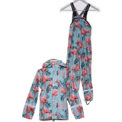 Regnställ (Blå, Rosa, Flerfärgad) från Blount & Pool Polyester, Polyuretan