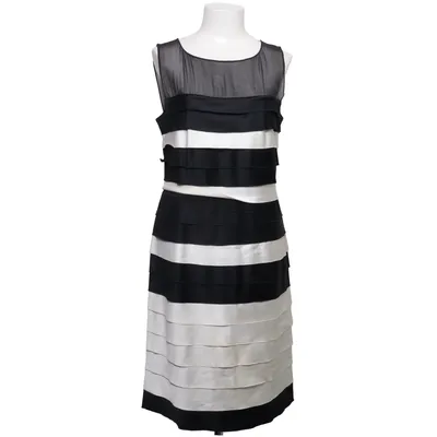 Cocktail dress (Black, White) from 123 Acetate, Elastane, Polyester, Silk, Viscose