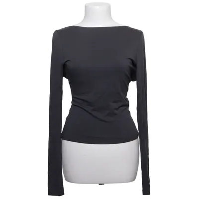 Long sleeve T-shirt (Gray) from Gina Tricot Elastane, Viscose