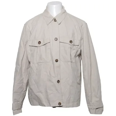 Overshirt (Beige) from H&M Cotton, Linen, Polyester