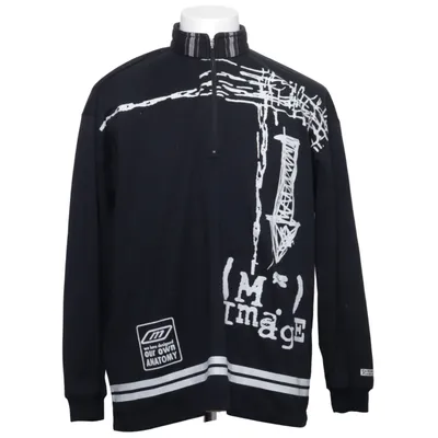 Sweatshirt (Black, White) from Mäser Polyester