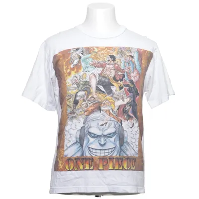 T-shirt (Blanc, Multicolore) de One Piece Coton